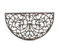 Tapis Paillasson Fer Forge Demi Lune Fonte 66.5cm - Marron - Décoration d'Autrefois