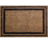 Tapis coco - 40x60 cm - bord marron