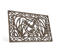 Tapis Paillasson Rectangulaire Fonte Marron 59x2x37cm - Décoration d'Autrefois