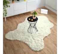 Tapis Peau de bête - Imitation Ours - Blanc - 160 x 220 cm