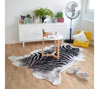 Tapis Peau de bête - Imitation Zèbre - Design - 150 x 200 cm