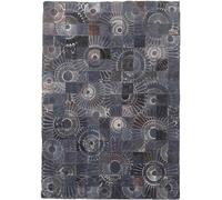 Tapis peau de vache 80x150 kilim fait main marron