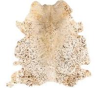 Tapis Peau de Vache Fly Blanc & Or 135 x 165 cm