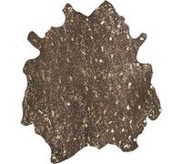 Tapis Peau de Vache "Glam" Marron & Or 200 x 260 cm Marron G