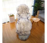 Tapis Peau Mouton Veritable Tapis Fourrure Naturel Peau De Bete (70*200cm)