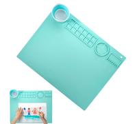 Tapis peinture silicone,Outil réutilisable lavable - Set Protection Atelier Créatif | Pour élèves, artistes, garçons, filles, maison, classe, maternelle, voyages, projets