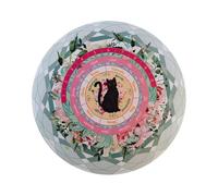 Tapis pendule d'astrologie - Support divinatoire, design mystique, 8,5 pouces | Tapis rond pour la divination avec motifs ésotériques, pour l'utilisation d'un pendule, capturer des messages et HARMO