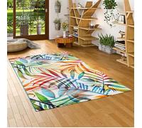 Tapis - PERGAMON - Faro - Motif tropical multicolore - 200x290 cm - Moderne - Intérieur