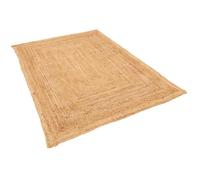 Tapis - PERGAMON - Nele - Jute naturel fait à la main - 80x200 cm - Durable et unique