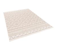 Pergamon Ottawa - Tapis Plat tissé intérieur/extérieur - Ethno Beige - 5 Tailles