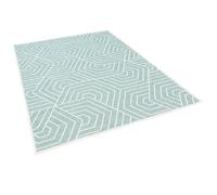 Pergamon Ottawa - Tapis Plat tissé intérieur/extérieur - Tendance Vert Menthe - 5 Tailles