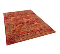 Tapis - PERGAMON - Pop-Vintage - 160x230 cm - Bordure Terre Cuite - Vintage Contemporain