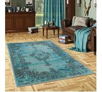 Tapis - PERGAMON - Pop-Vintage - Vert menthe - 160x230 cm - Vintage contemporain