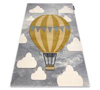 Tapis PETIT BALLOON ballon, des nuages gris gris 80x150 cm