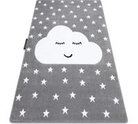 Tapis PETIT CLOUD NUAGE ÉTOILES gris gris 140x190 cm