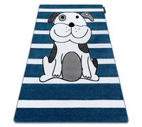 Tapis PETIT PUPPY CHIOT bleu bleu 160x220 cm