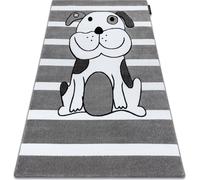 Tapis PETIT PUPPY CHIOT gris gris 120x170 cm