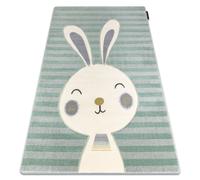 Tapis PETIT RABBIT lapin vert vert 200x290 cm