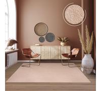 Tapis Pile Courte Chambre Adulte Salon Bohème Unis Scandi