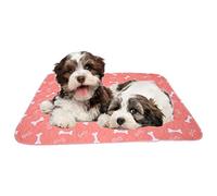 Tapis Pipi pour Animaux Domestique, Imperméable Réutilisable Alese pour Chiot Chien Chat Pipi Tapis de Formation d'Urine pour Animaux de Compagnie, 70 x 80 cm, Rose