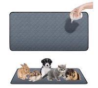 Tapis PIPI pour cochons d'Inde : 120x60 cm Lavable Absorbant, tapis PIPI pour cochons d'Inde, tapis antidérapant pour cochons d'Inde, pour lapins, hamsters, chiots et petits animaux