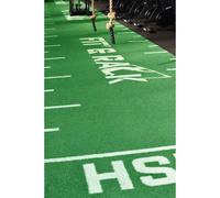 Tapis piste en gazon synthétique Fit & Rack Vert 1x10 m