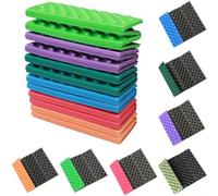 Tapis pliable en mousse résistant à l'humidité pour sièges de blanchisseur, stade, événements en plein air, portable et léger (rouge)