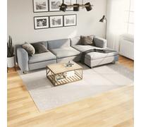 Tapis Poils Courts Moquette Salon Style Scandinave Crème 200x280 cm vidaXL