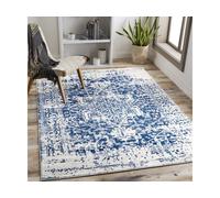 Tapis poils ras LALLA vintage bleu 120x170 BOBOCHIC 120x170 Bleu