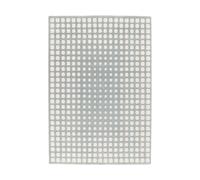 Tapis poils ras LARRY motif abstrait bleu 200x290 BOBOCHIC 200x290 Bleu