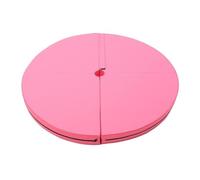 Tapis Pole Dance Tapis de pole dance en PVC 120 x 10 cm 150, tapis yoga d'intérieur, équipement fitness for femmes, protection rond et pliable(120x10cm pink)