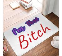 Tapis Porte Sarcastique Je suis Cette Garce Drôle Antidérapant Paillasson Lavable Tappeto pour Patio Intérieur Couloir 60X40Cm