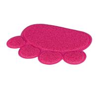 Tapis pour bac à litière, couleur rose, 40 X 30 cm pour chat