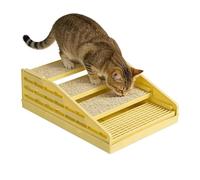 Tapis pour bac à litière de Chat - Grille Large Réglable Antidérapante | Tapis escalier pour Chat pour litière,pour Enrichissement du Félin, Utilisation à Domicile, Appartement, Salon,