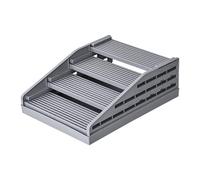 Tapis pour bac à litière, grille antidérapante et résistante aux éclaboussures | Tapis d'escalier pour chat | Pour animal domestique, maison, appartement, salon, chambre à coucher, salle de bain