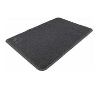 Tapis Pour Bac À Litière - Pvc - 40 × 60 Cm - Anthracite - Anti-Litière - Chats Sensibles
