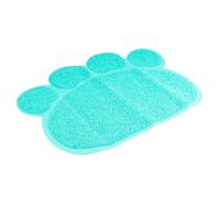 Tapis pour bac à litière rectangle Duvoplus Bleu 60x40x0,5 cm