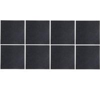 Tapis pour bébés Dalles de moquette for la maison, 20x20 pouces, auto-adhésives, insonorisées, résistantes à l'usure, réutilisables, for chambre à coucher, animaux domestiques, 10 pièces(Black)