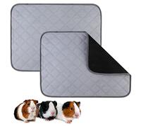 Tapis pour Cage De Cochon d'Inde, Tapis Cage Lapin Lavable, Tapis Cochon d'Inde, Cage Réutilisable et Lavable pour Cochon d'Inde, Tapis de Pipi pour Animaux Domestiques pour Petits (60 x 45 cm)