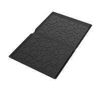 Tapis pour chariot de poussette - Matériau antidérapant robuste, face facile à nettoyer, fonction pliable compacte | Coussin de protection toutes saisons, boue de neige à deux places, accessoire de