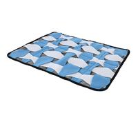 Kerbl Pet Tapis à renifler Waffle Gris/Blanc/Bleu