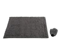Tapis pour chien + gant microfibre Zolux Gris 100x70 cm