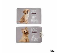 Tapis pour chien Gris 45 x 0,5 x 69 cm [12 Unités]