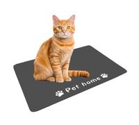 Tapis pour chien pour la nourriture et l'eau, tapis de nourriture pour chien | Tapis antidérapant facile d'entretien,Accessoires pour chiens à séchage rapide, fournitures pour animaux de compagnie, ta