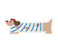 Tapis pour chiens mignons, paillasson teckel,Tapis de chambre à coucher pour chien drôle avec base antidérapante - Tapis de forme irrégulière, tapis flous de teckel, tapis en forme de chien, tapis de