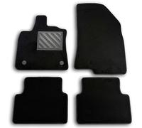 Tapis pour Dacia Jogger à partir de 2021 - Tapis de voiture sur mesure, antidérapant, talonnette en caoutchouc renforcé, boutons de fixation