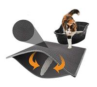Tapis pour décoration d'intérieur | Double couche imperméable nid d'abeille antidérapant, tapis de litière pour chat Tapis de sol pour animal domestique, choix parfait pour la décoration de la maison
