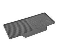 Wenko Tapis d'égouttage Neli caoutchouc surface inclinée cannelé anti-rayures Gris 20 x 3 x 40 cm