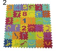 Tapis Pour Enfants Avec Lettres Russes Et Arabes, Puzzle En Mousse Eva, Tapis Pour Ramper, 90cm