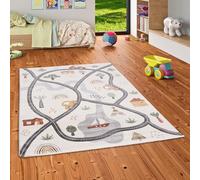 Tapis pour Enfants Maui Kids Village Coloré - Tapis de Jeu Doux avec Motifs de Dinosaures pour Chambre d'enfants et Salle de Jeux, Facile d'entretien et Couleurs éclatantes